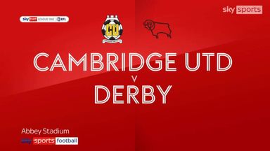 Cambridge Utd 0-2 Derby County