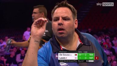 Lewis ramps up the pressure on De Sousa with 147 finish!