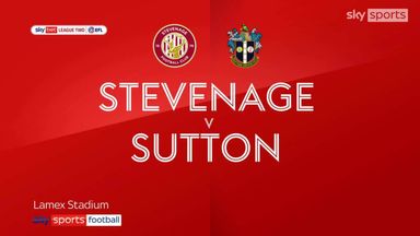 Stevenage 3-0 Sutton Utd