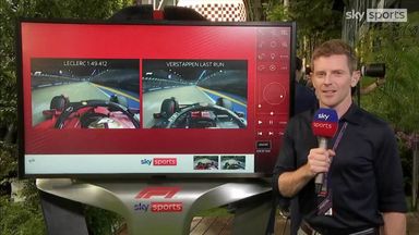 SkyPad: Verstappen vs Leclerc qualifying comparison