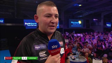 Aspinall: I've improved every round so far