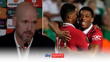 Ten Hag reveals he has a 'plan' for Martial | 'We have to be careful'