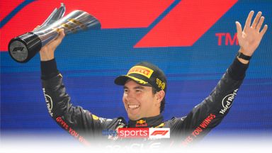 Perez wins the Singapore GP!