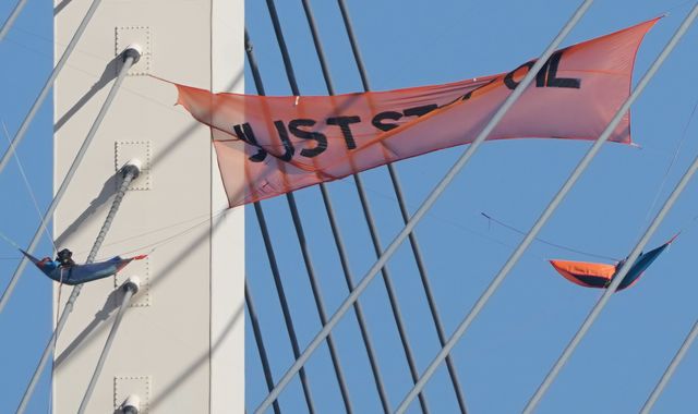 Dartford Crossing shut for second day as Just Stop Oil protesters remain on QEII bridge - Vimarsana News