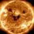 Smiling sunshine: NASA captures shots of happy face on the sun
