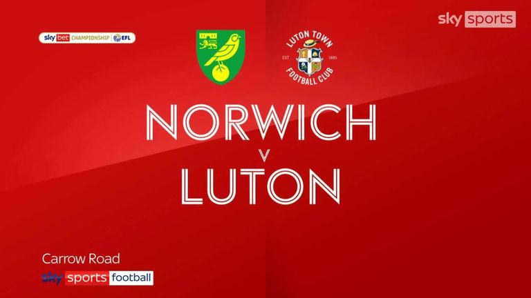 Norwich City 0-1 Luton Town | Championship highlights | Video | Watch TV Show | Sky Sports thumbnail