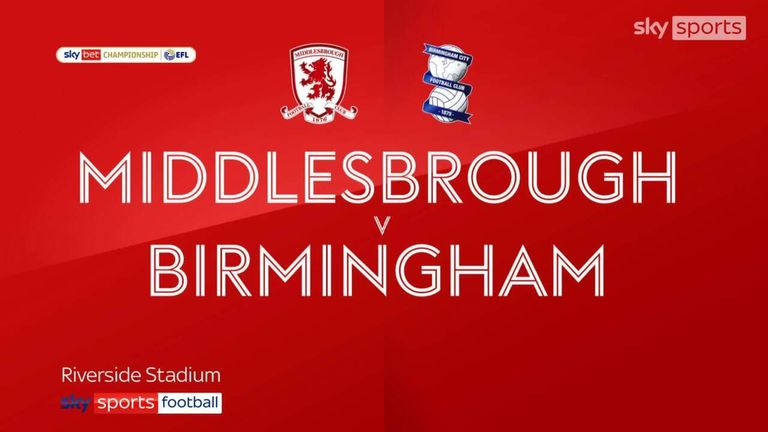 Middlesbrough 1-0 Birmingham City | Championship highlights