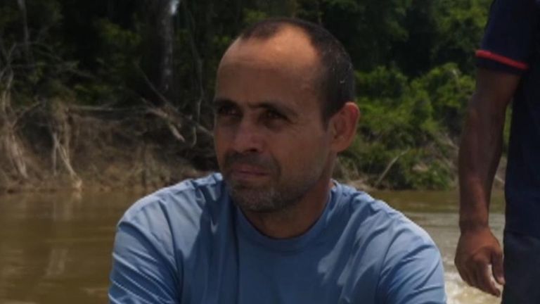 Indigenous man forced out of his Amazon home by armed rancher