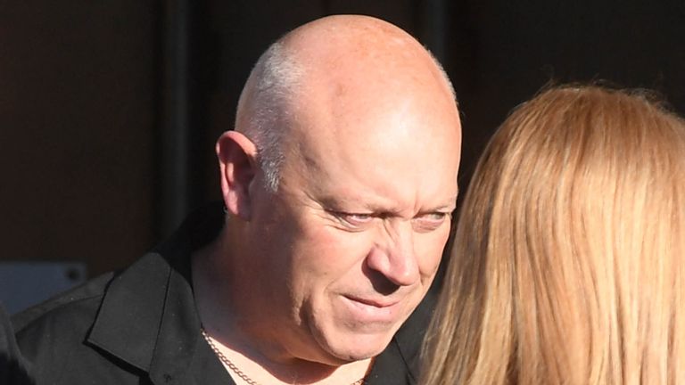 Andrew Griggs, 56, denies killing his pregnant wife Debbie Griggs, 34, on May 5 1999.Her body was never found. Out on bail he is seen here leaving Canterbury Crown Court. PRESS ASSOCIATION Photo. Picture date: Wednesday October 2, 2019. See PA story COURTS Griggs. Photo credit should read: Kirsty O&#39;Connor/PA Wire..         