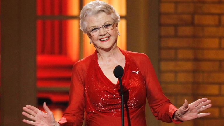 Angela Lansbury at the Tony Awards in New York in 2010