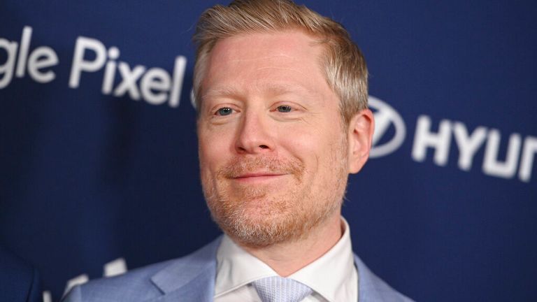 Photo by: NDZ/STAR MAX/IPx.2022.5/6/22.Anthony Rapp at the GLAAD Media Awards in New York City on May 6, 2022.