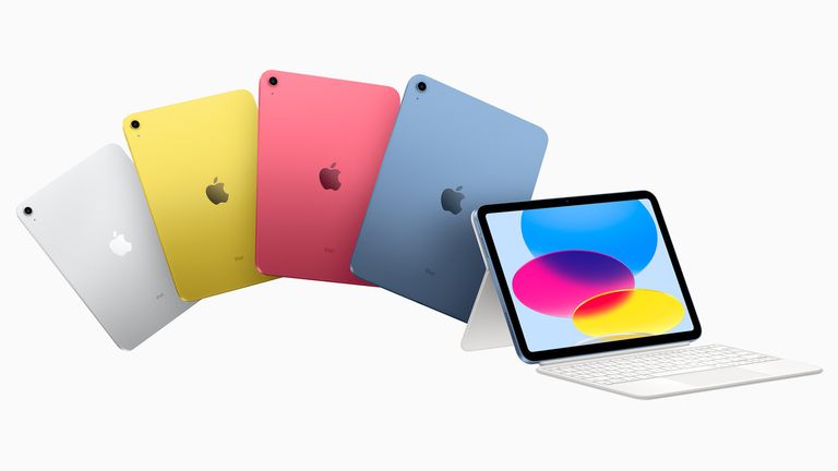 The new iPad comes in four new colors.Image: Apple