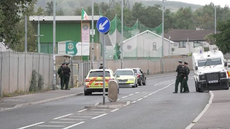 A man has died following a shooting in a social club in west Belfast.