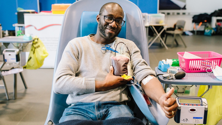 The NHS are calling for more black blood donors to treat sickle cell