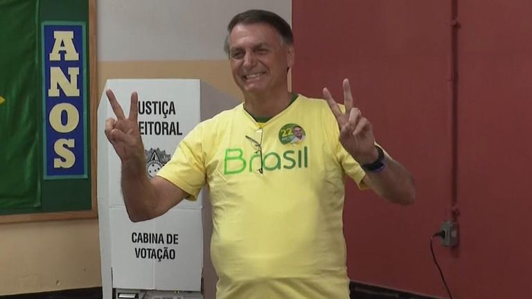 The second round of voting is underway in Brazil
