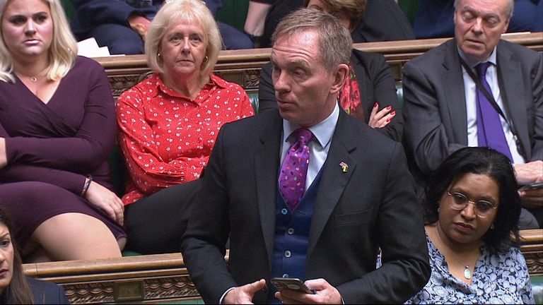 Chris Bryant claims Alexander Stafford was 'beaten'.  and 'bullying' in the voting lobby after confusion over whether it was a free vote or a vote of confidence. 