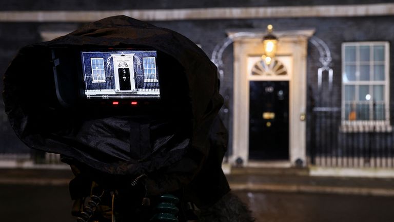 A general view of 10 Downing Street, as a new prime minister is expected to be announced,  