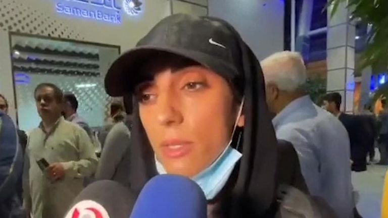 Elnaz Rekabi explains why she was not wearing a hijab during a competition