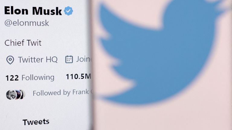 Elon Musk&#39;s Twitter account