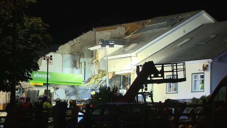 Explosion at petrol station in Ireland has left three people dead. 