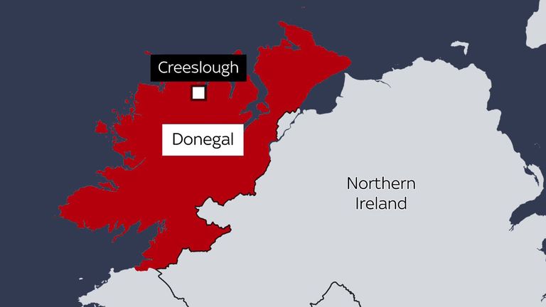 Donegal Haritası