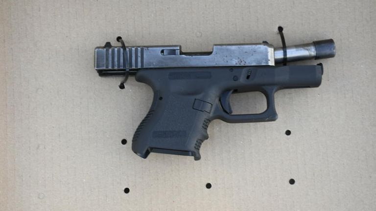 Firearm and ammunition found in West Derby Cemetery
Credit:Merseyside Police