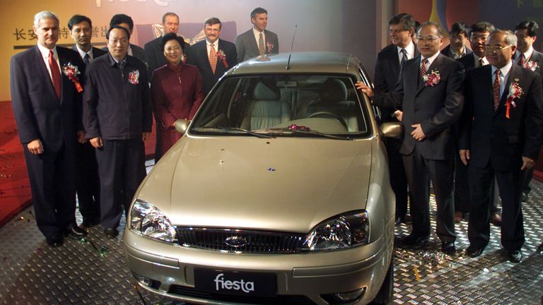 Ford Fiesta launches in Chongqing, China in January 2003