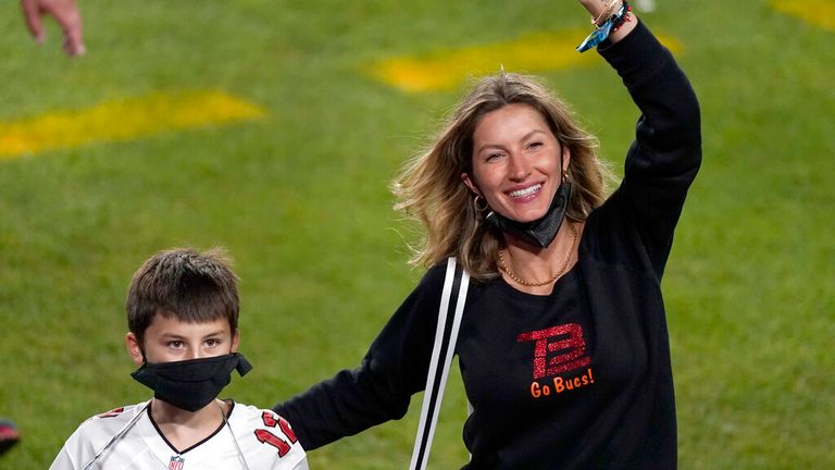 Bundchen and Brady have two children.Image: Associated Press