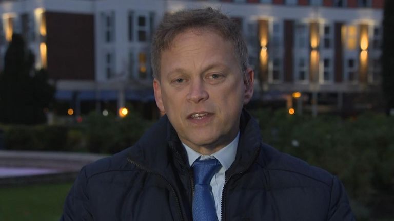 Grant Shapps is supporting Rishi Sunak in the bid to become Conservative leader