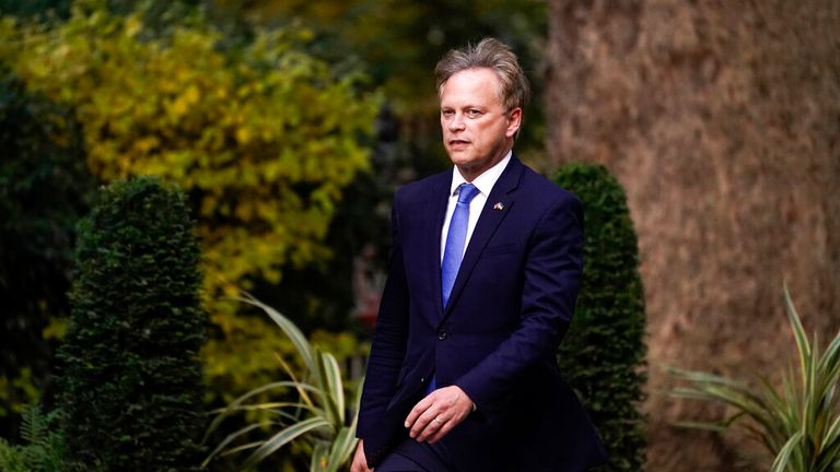 Grant Shapps was home secretary for less than a week. Pic: AP