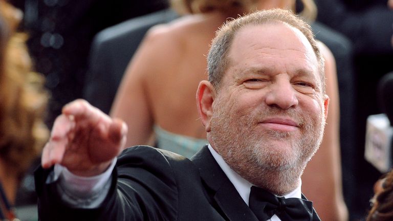 Weinstein in his heyday, pictured on a red carpet in 2015