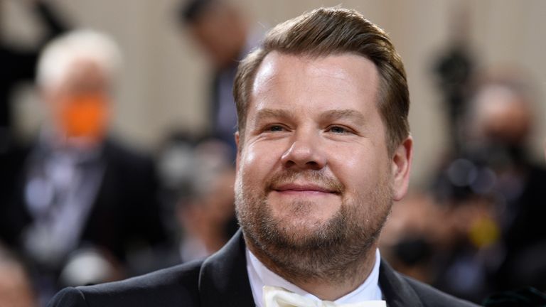 James Corden attends The Metropolitan Museum of Art&#39;s Costume Institute benefit gala celebrating the opening of the "In America: An Anthology of Fashion" exhibition on Monday, May 2, 2022, in New York. (Photo by Evan Agostini/Invision/AP)