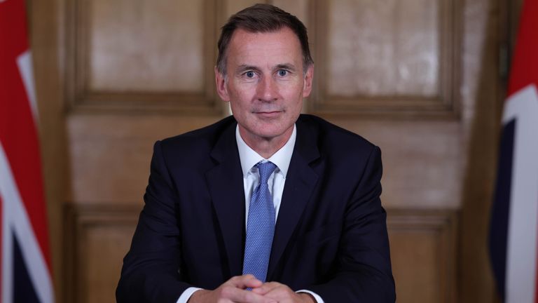 Jeremy Hunt. Pic: Andrew Parsons / No 10 Downing Street