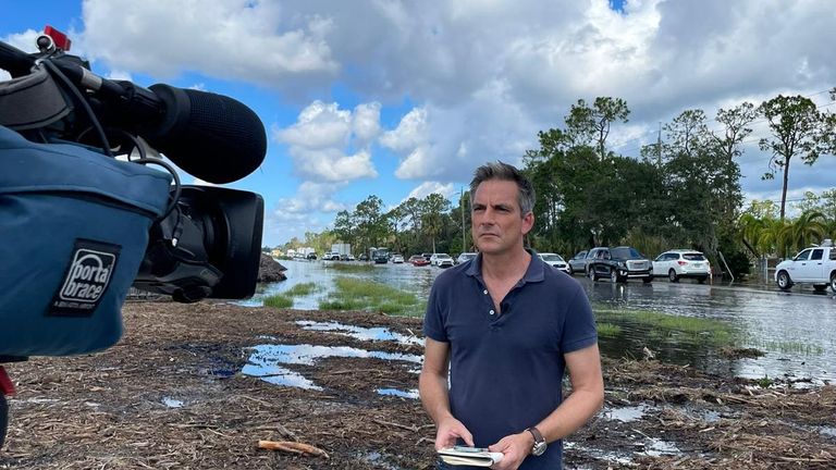 Jonathan Samuels reports from Florida on Hurricane Ian
