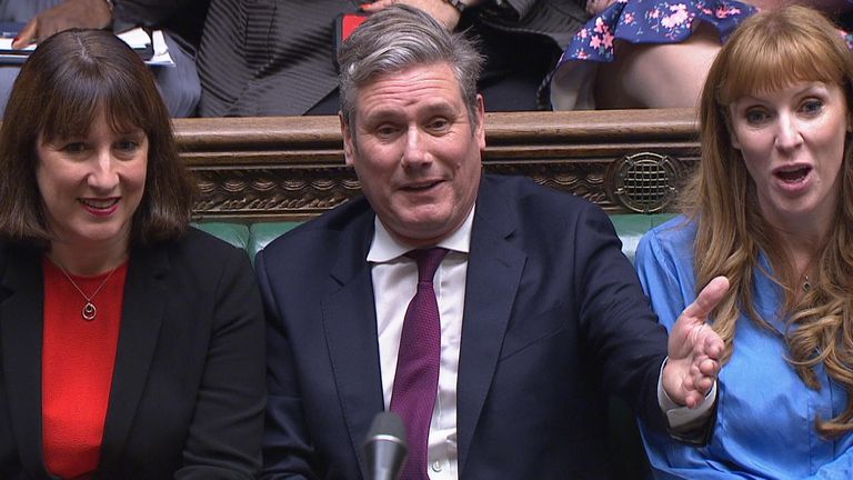 Keir Starmer accused the PM of &#34;hiding away&#34; and &#34;being scared of her own shadow&#34;.