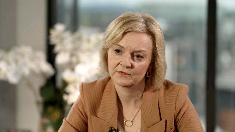 Liz Truss says she has nothing to be ashamed of & # 39;  in reversing the planned 45p tax cut, adding & # 39;  it's not a priority policy & # 39;.