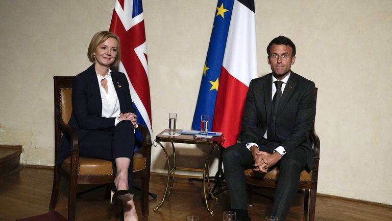 Liz Truss has finally returned her verdict on whether Mr Macron is a "friend or foe" 