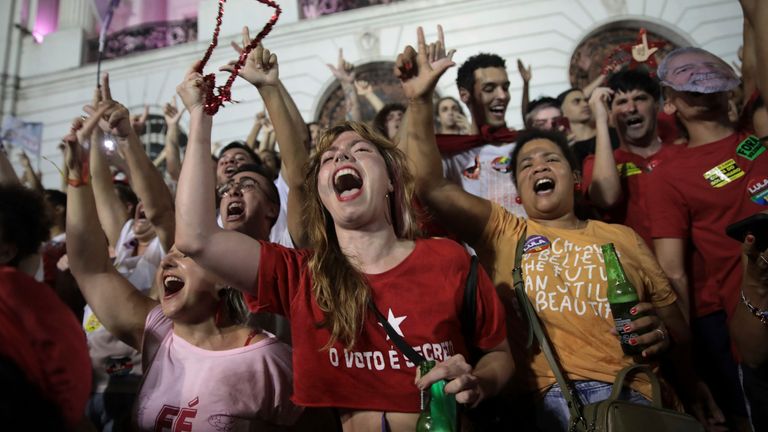 Lula da Silva’s triumph results in mayhem and elation on the streets of Sao Paulo – but uniting Brazil will be hard