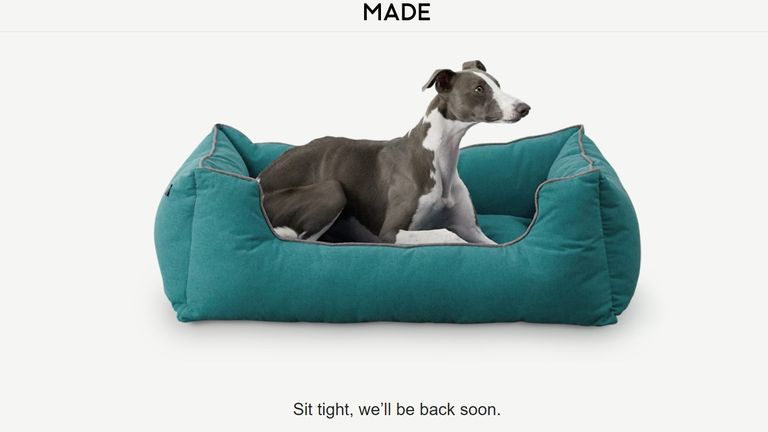 Made.com has stopped taking new orders. Pic: Made&#39;s website