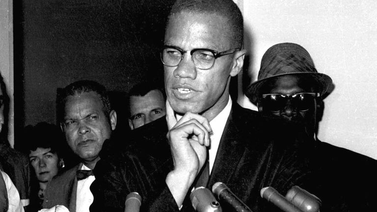 Malcolm X was killed in Manhattan in February 1965. Pic: AP