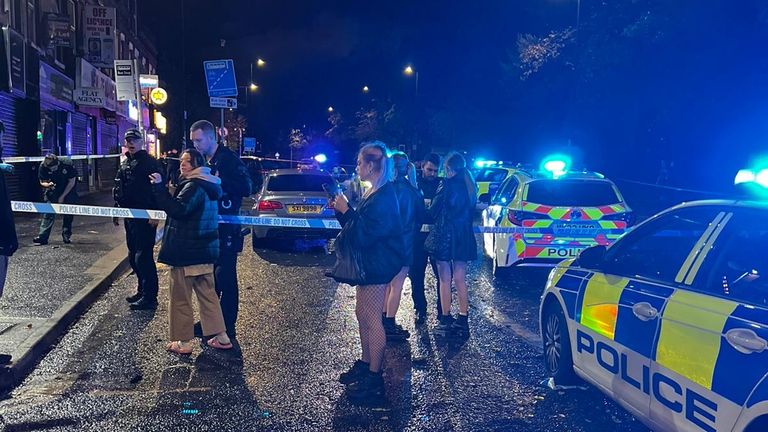 The stabbing happened on Wilmslow Road 