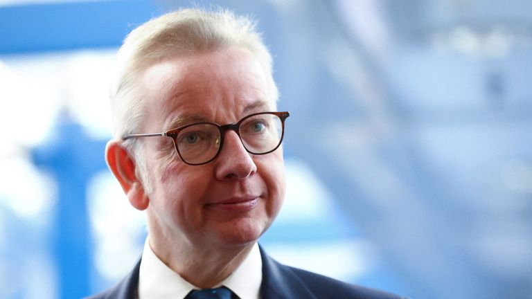  Conservative MP Michael Gove attends Britain&#39;s Conservative Party&#39;s annual conference in Birmingham,