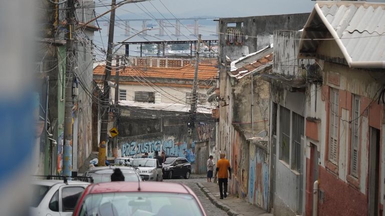 Morro da Providencia, a favela in Rio, Brazil