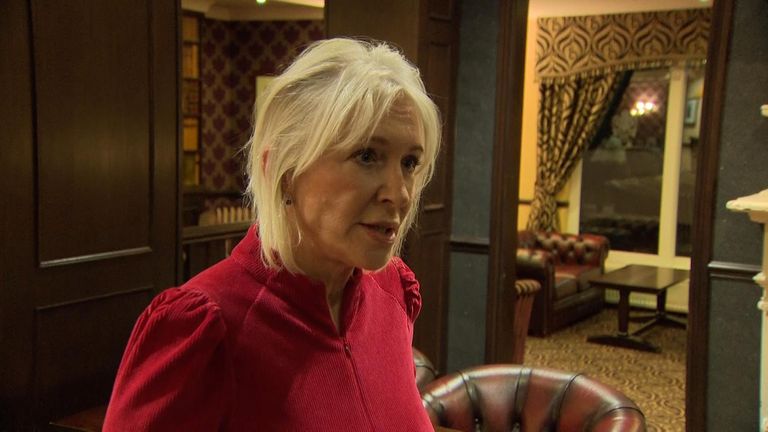 Former Culture Secretary Nadine Dorries has said she cannot confirm whether former PM Boris Johnson will run for the role again, but adds she would support him if he did. 