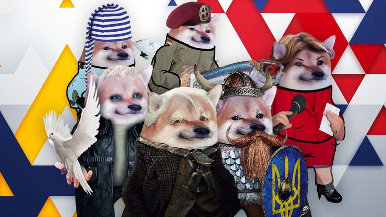 Dog memes raise $1 million for Ukraine's military through NAFO.  Photo: @Official_NAFO/@fellarequests