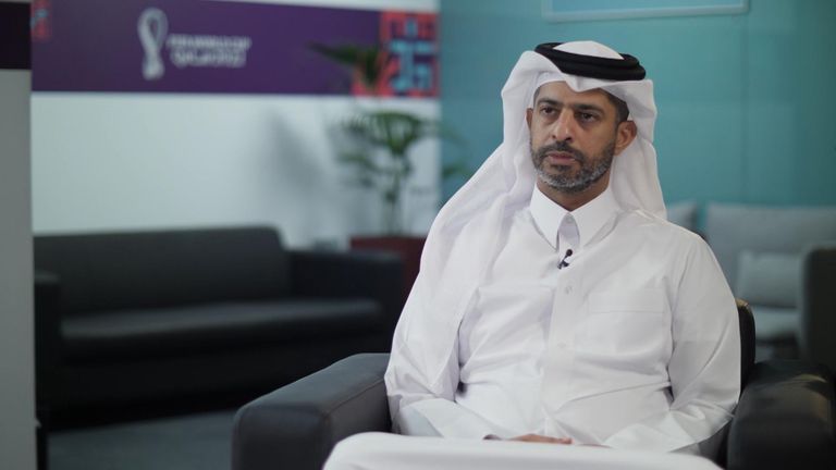 Katar 2022 CEO'su Nasser Al Khater.