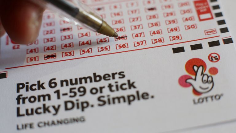A National Lottery Lotto ticket, in north London. PRESS ASSOCIATION Photo. Picture date: Wednesday January 6, 2016. Photo credit should read: Yui Mok/PA Wire
