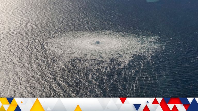 The bubbles at the scene of the Nord Stream attack
