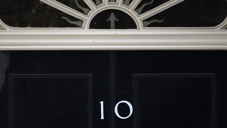 The door to Number 10