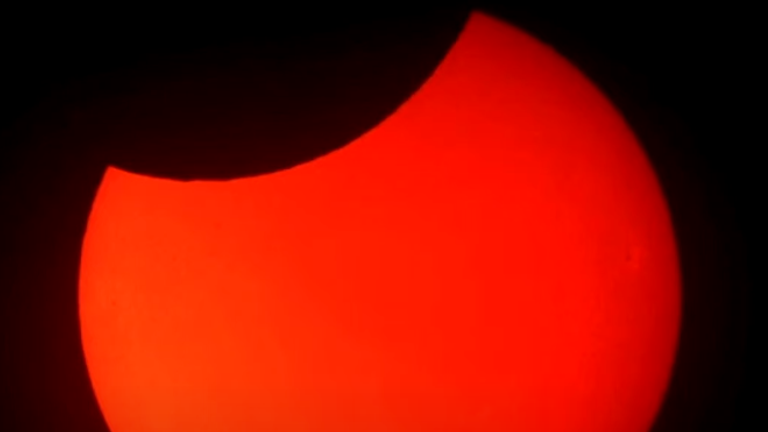 partial eclipse.Image: University of Siena
